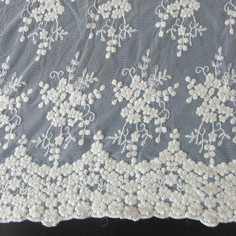 Bridal Lace Trim Polyester Sequin Fabric for Bridal Wholesale Supplier 4